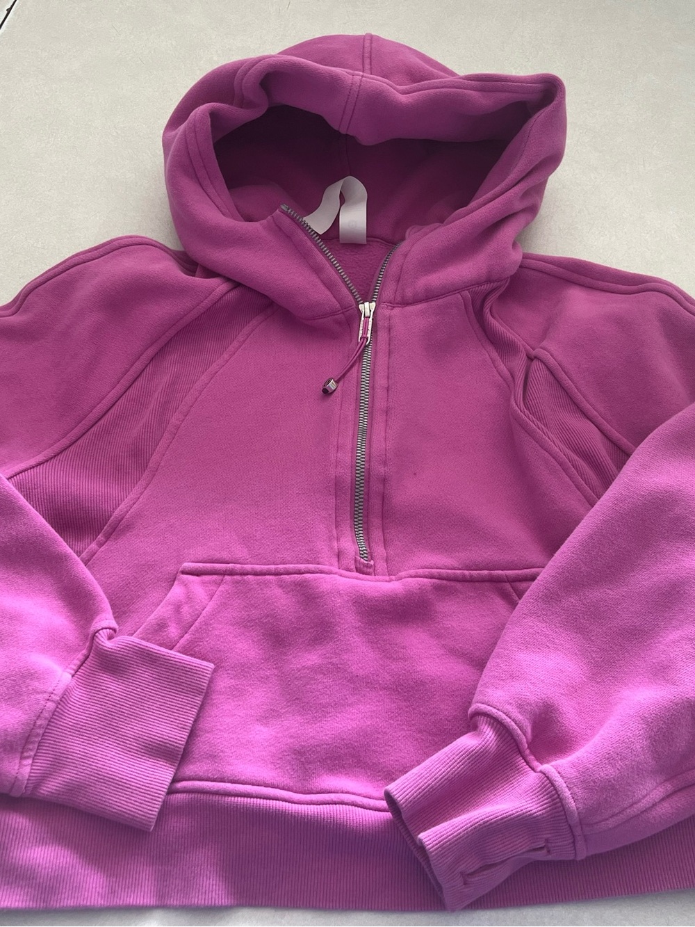 lululemon athletica Bright Magenta Half-Zip Hoodie
